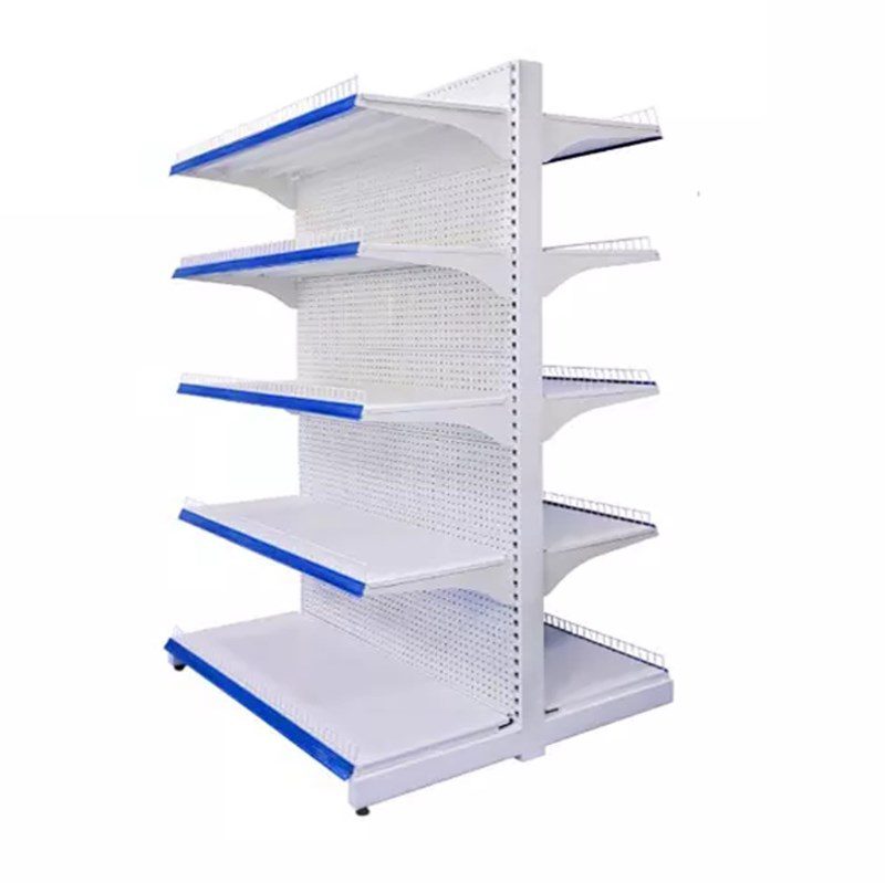 kệ siêu thị đôi tôn đục lỗ 120cm x 180cm